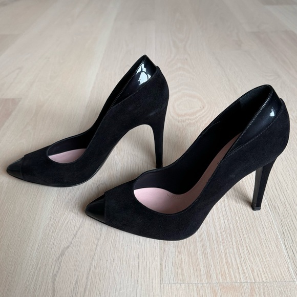 Barbara Bui Suede & Patent Leather Heels - Picture 4 of 12
